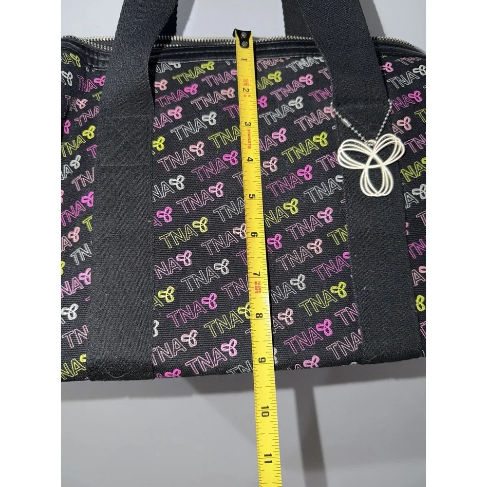 Y2K Vintage Aritzia TNA‎ small duffle Bag Multicolor Black 1